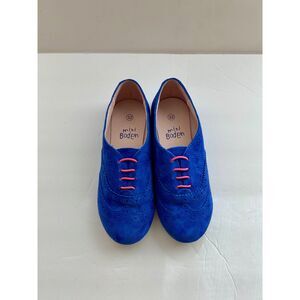 Mini Boden Suede low top sneaker Purple EU Size 32 US Youth Size 1